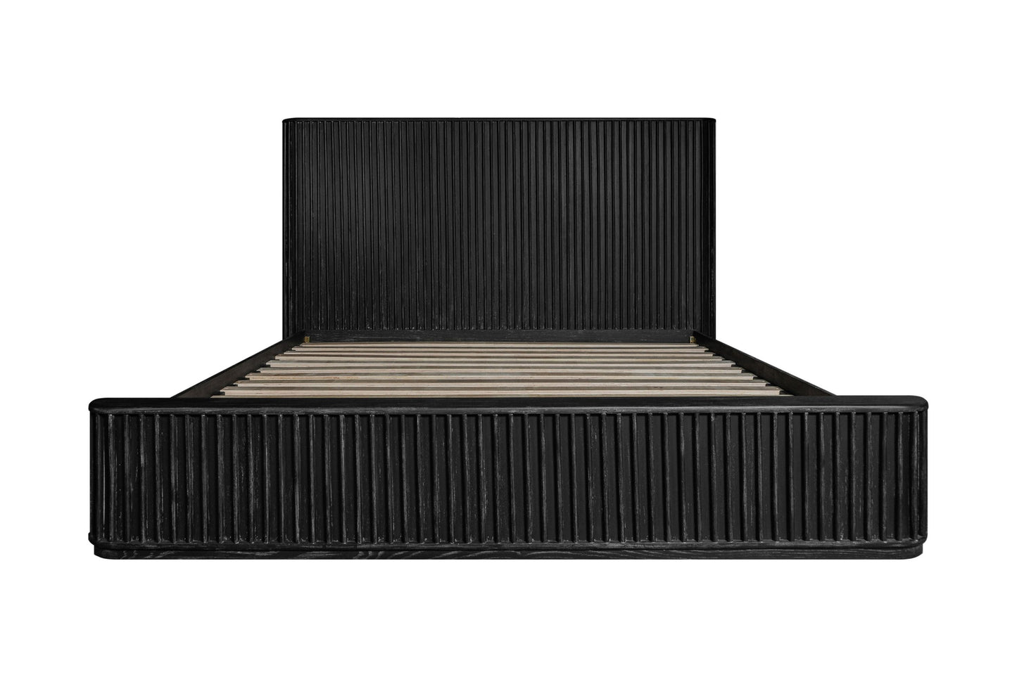 Modrest Fields - Modern Black Acacia Bed