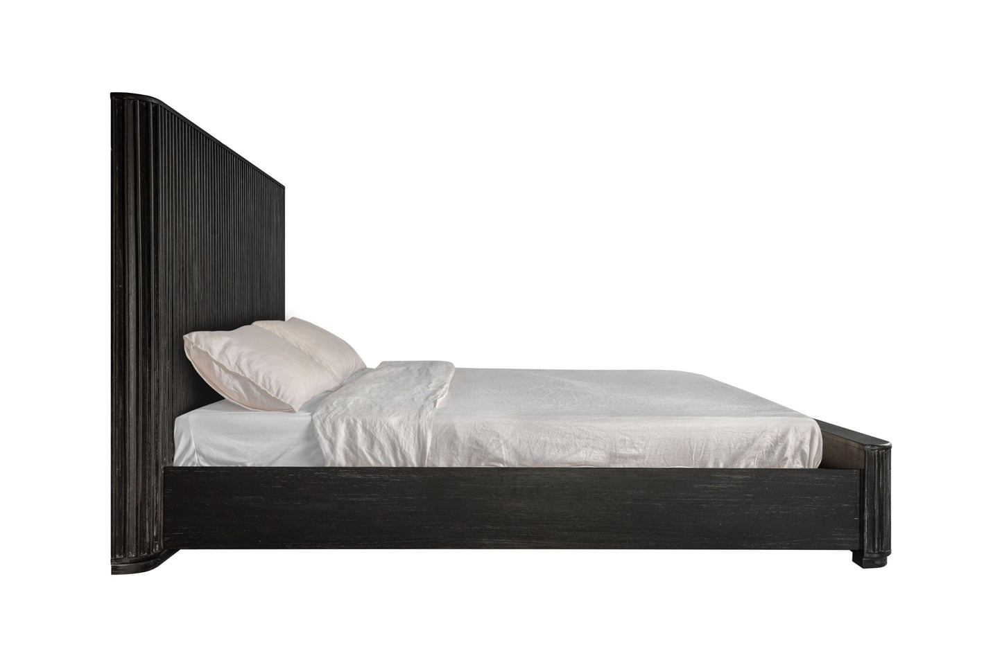 Modrest Fields - Modern Black Acacia Bed