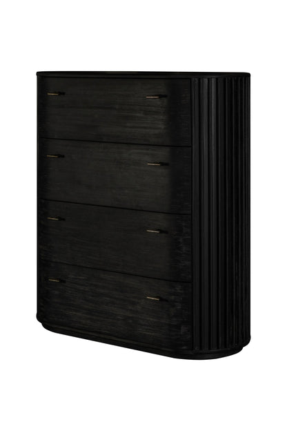 Modrest Fields - Modern Black Acacia Chest