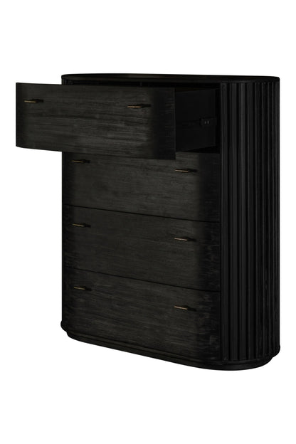 Modrest Fields - Modern Black Acacia Chest