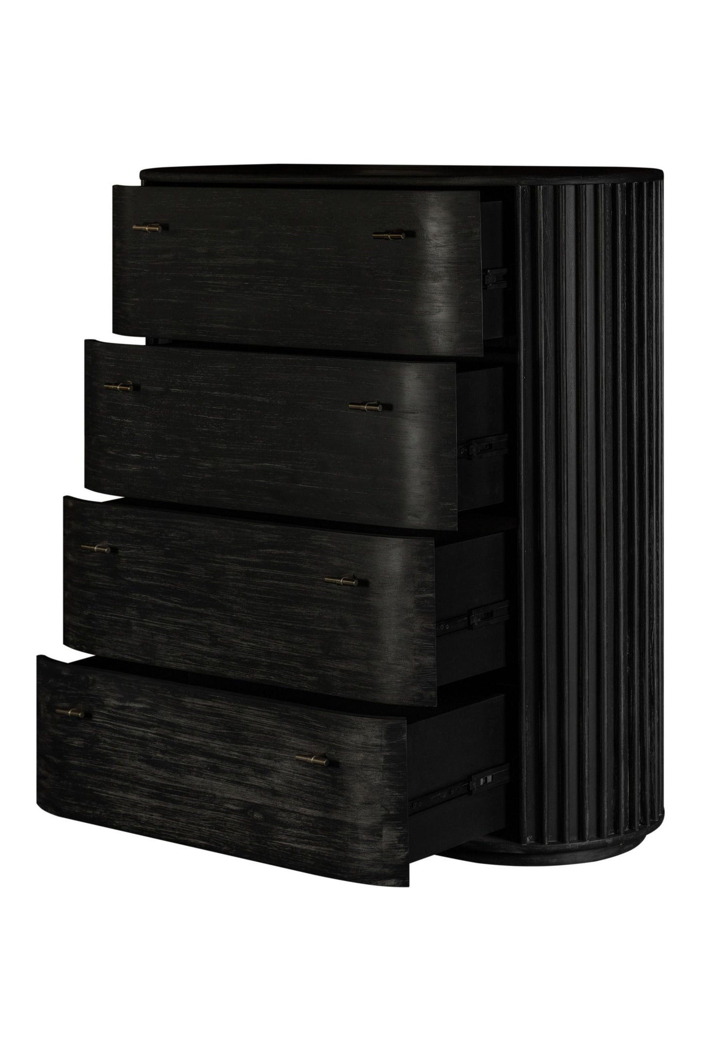 Modrest Fields - Modern Black Acacia Chest