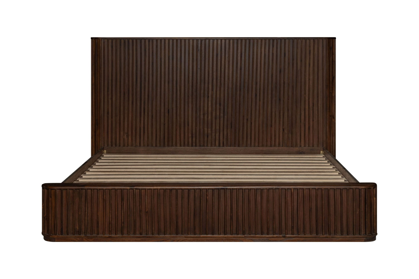 Modrest Fields - Modern Walnut Acacia Bed