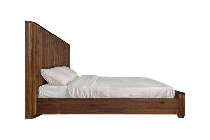 Modrest Fields - Modern Walnut Acacia Bed