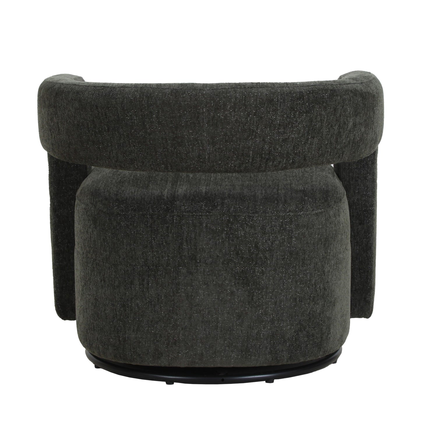 Modrest Ryan Modern Grey Fabric Swivel Accent Chair - Stylish and Comfortable Swivel Chair for Contemporary Spaces