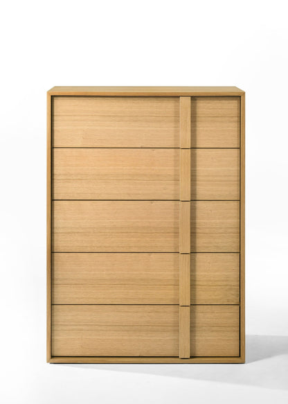 Nova Domus Berlin Modern Natural Oak Chest for Stylish and Practical Bedroom Storage