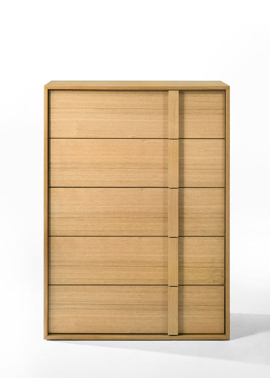 Nova Domus Berlin Modern Natural Oak Chest for Stylish and Practical Bedroom Storage