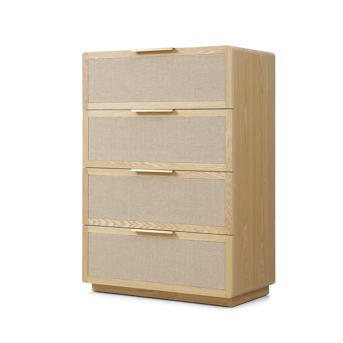 Modrest Gavin - Modern Natural Ash + Rattan Chest