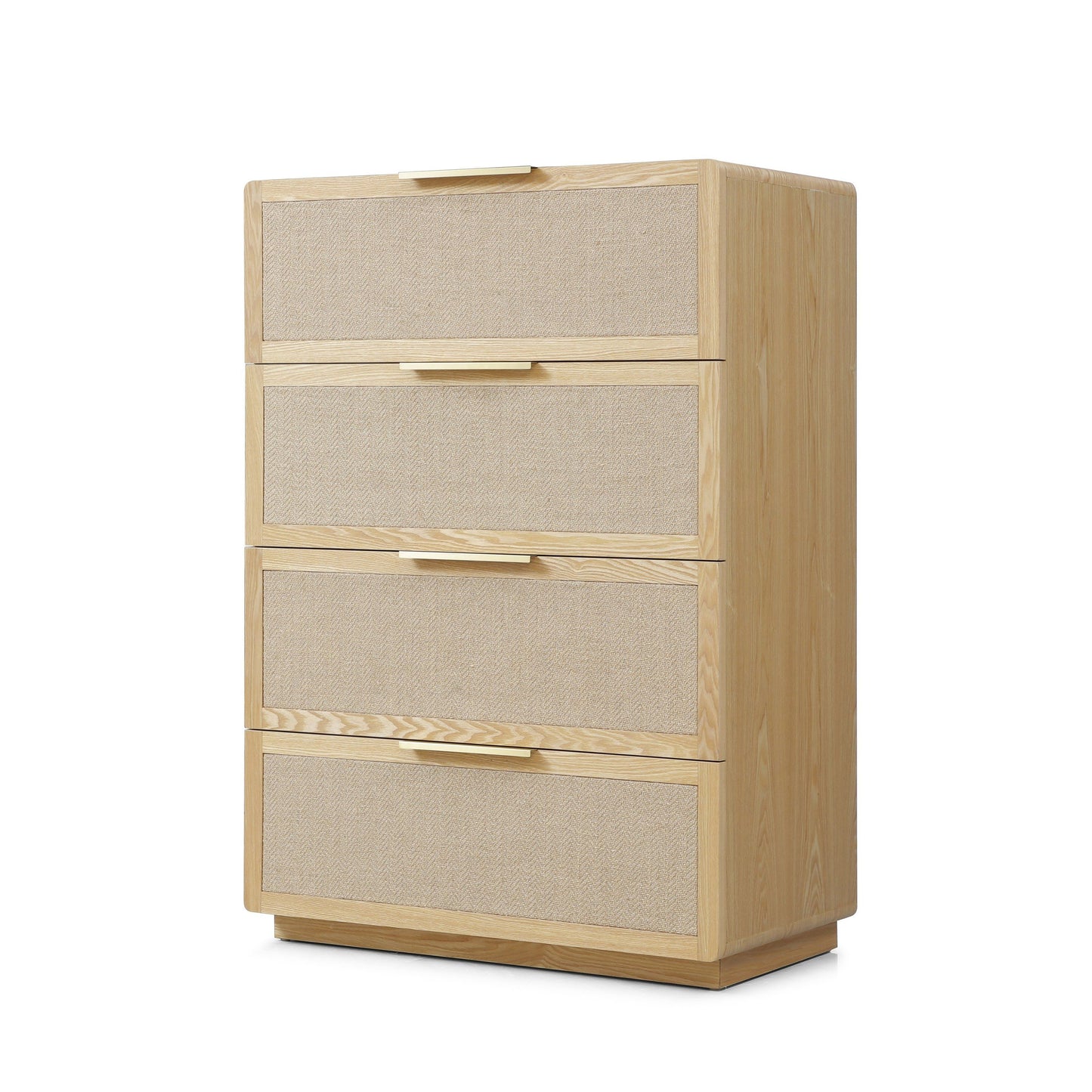 Modrest Gavin - Modern Natural Ash + Rattan Chest