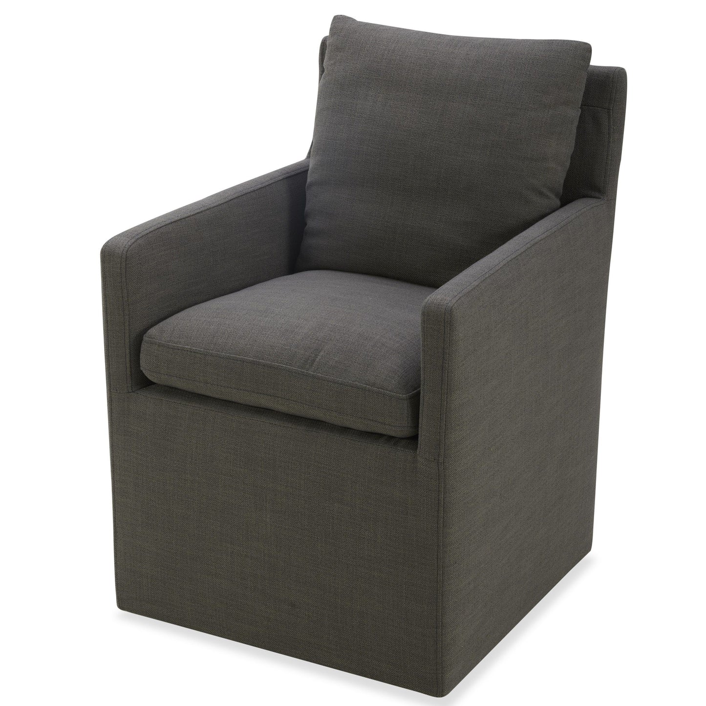 Modrest Newcastle Modern Grey Fabric Dining Chair A Sophisticated Blend of Comfort and Contemporary Design for Elegant Dining Spaces