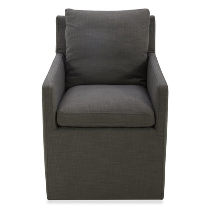 Modrest Newcastle Modern Grey Fabric Dining Chair A Sophisticated Blend of Comfort and Contemporary Design for Elegant Dining Spaces