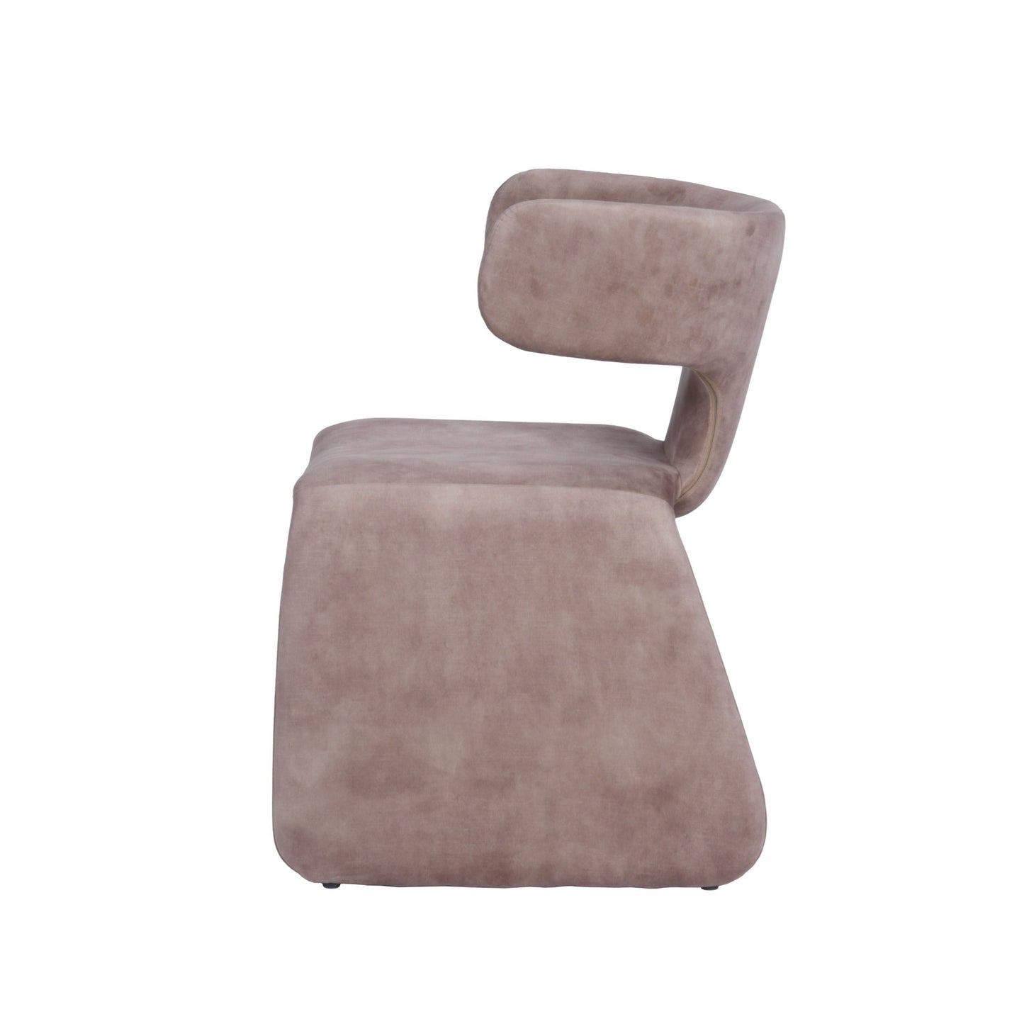 Modrest Bergman - Modern Brown Velvet Dining Chair