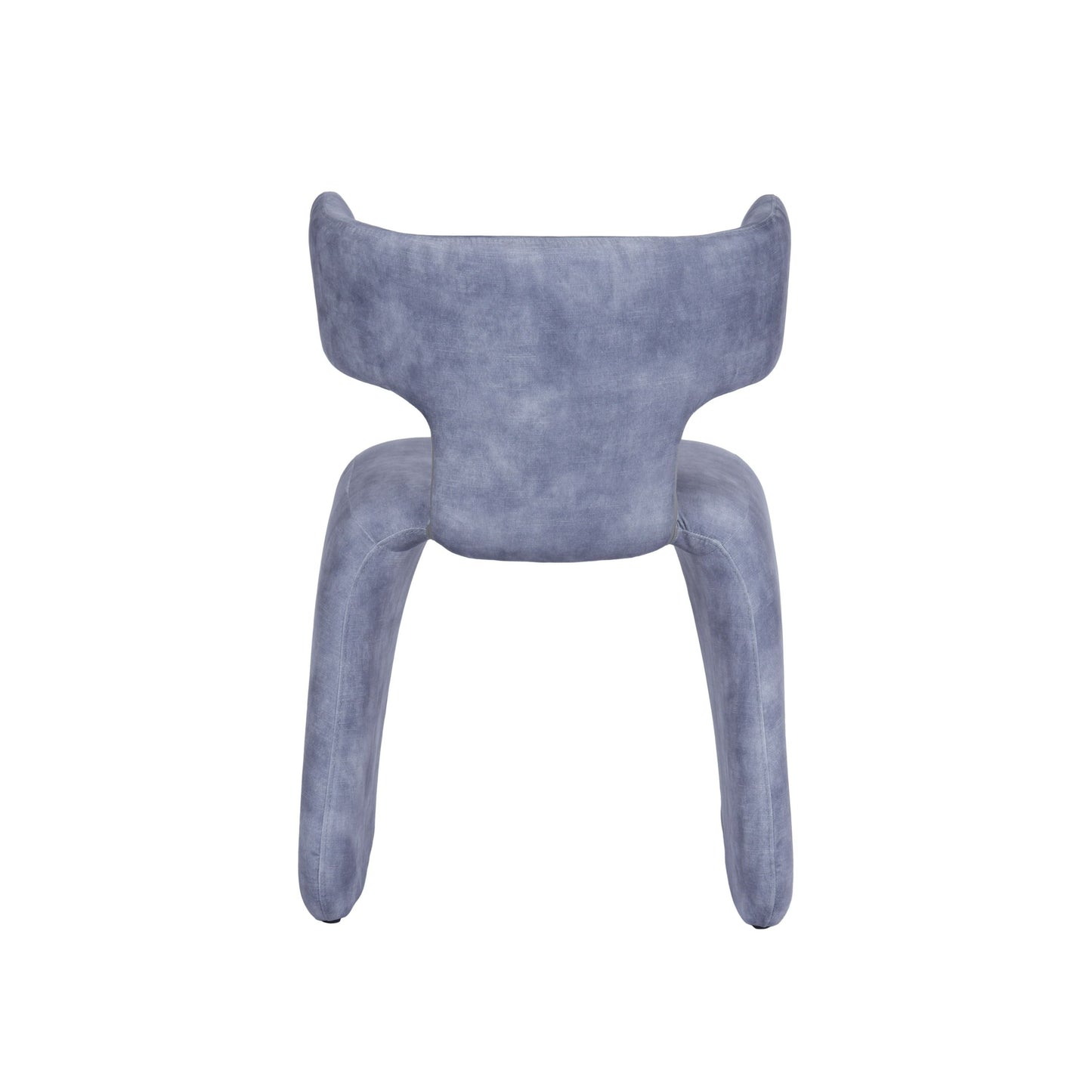 Modrest Bergman - Modern Grey-Blue Velvet Dining Chair