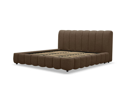 Modrest Harris - Modern Brown Fabric Bed