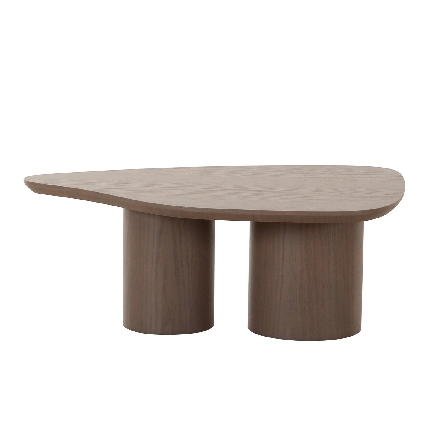 Modrest Connie Modern White Oak Small Coffee Table - Chic and Compact Coffee Table for Modern Living Spaces