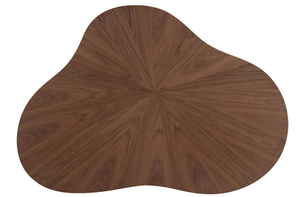 Modrest Larch Modern Walnut Nesting Table Set – Stylish Space-Saving Coffee Tables