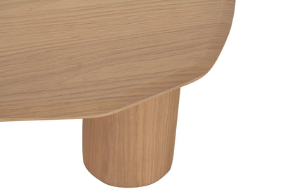 Modrest Seymour Modern White Oak Coffee Table - Elegant and Functional Coffee Table for Contemporary Living Spaces