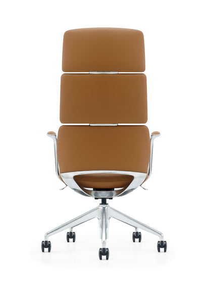 Modrest Clyne - Modern Camel Vegan Leather Executive Office Chair