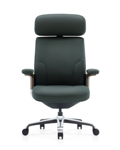 Modrest Johnson - Modern Green Leather Executive Office Chair