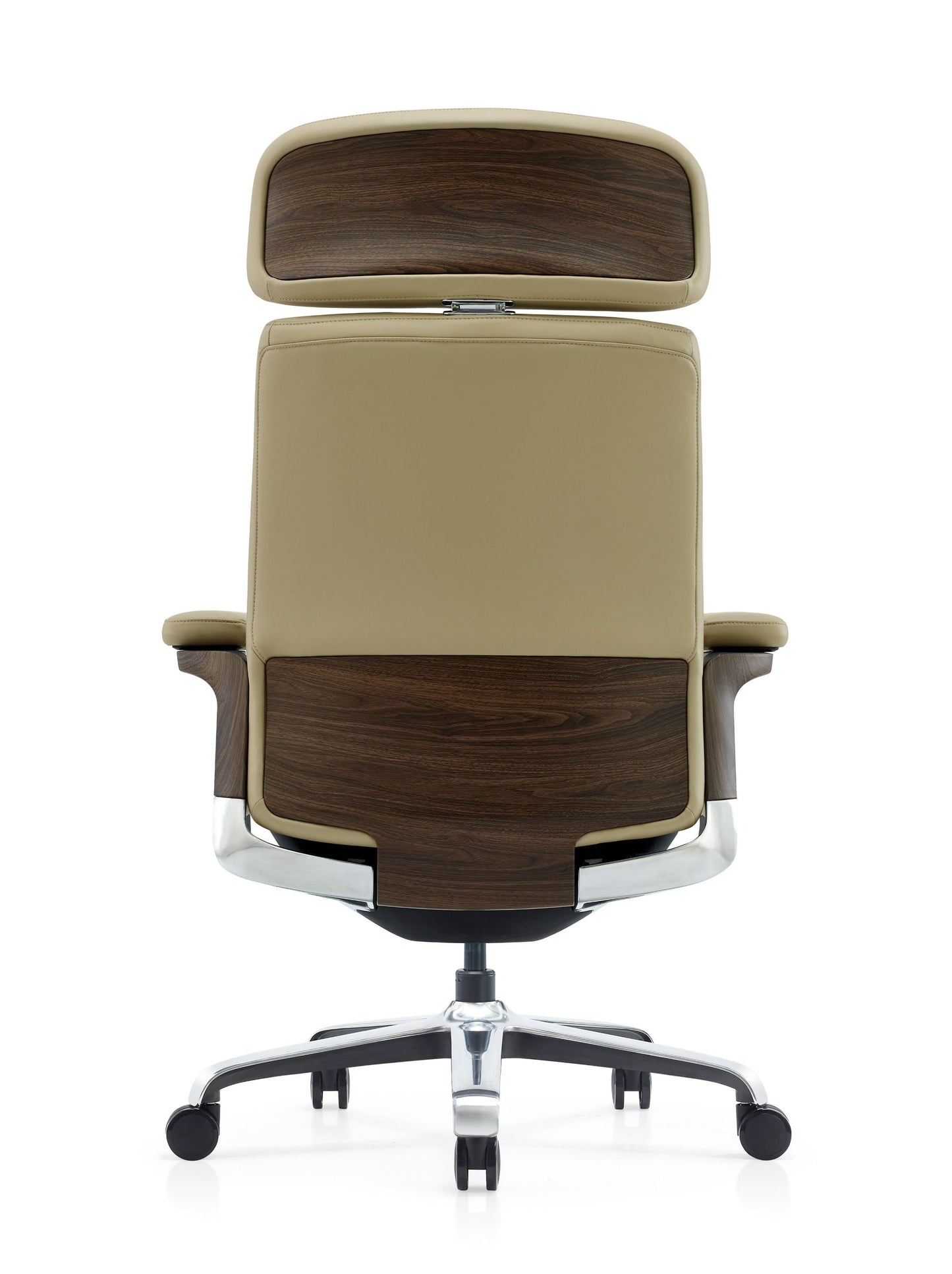 Modrest Johnson - Modern Beige Leather Executive Office Chair