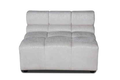 Divani Casa Rhonda - Modern Beige Fabric Modular Sectional Sofa - Stylish and Comfortable Seating for Contemporary Living Rooms