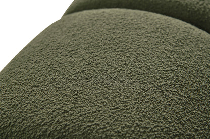Divani Casa Yolonda Modern Green Fabric Bed – Stylish Contemporary Upholstered Bed Frame