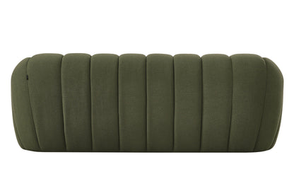 Divani Casa Yolonda Modern Green Fabric Bed – Stylish Contemporary Upholstered Bed Frame
