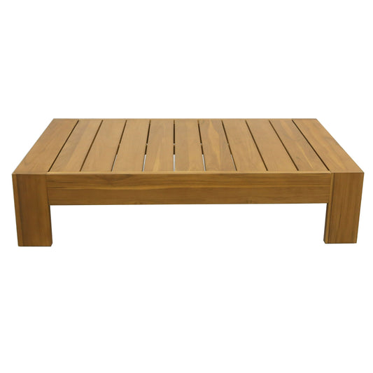 Santorini Outdoor Natural Teak Coffee Table – Durable & Stylish Patio Furniture