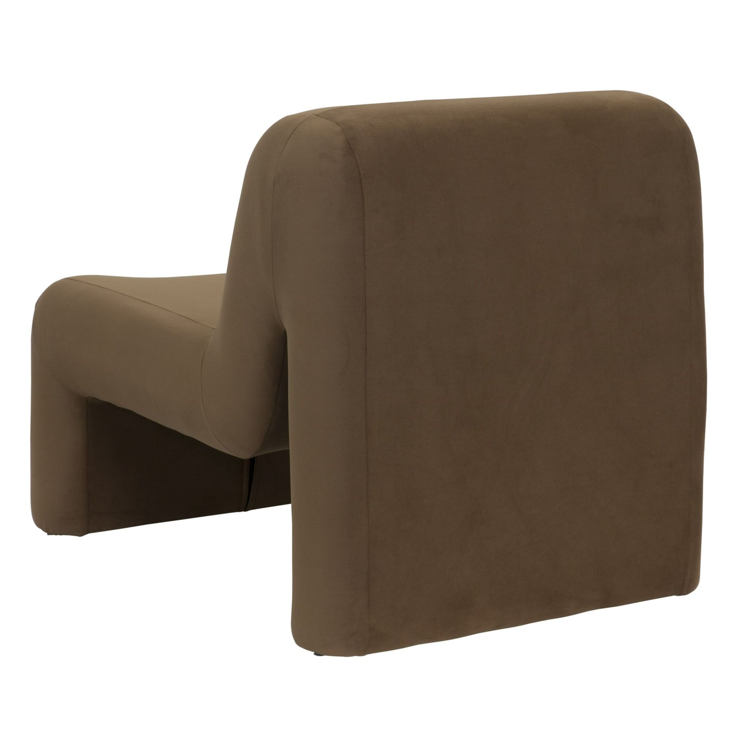 Bondi Modern Brown Velvet Accent Chair