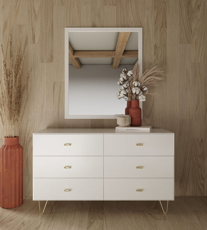 Bryan White Gloss Dresser