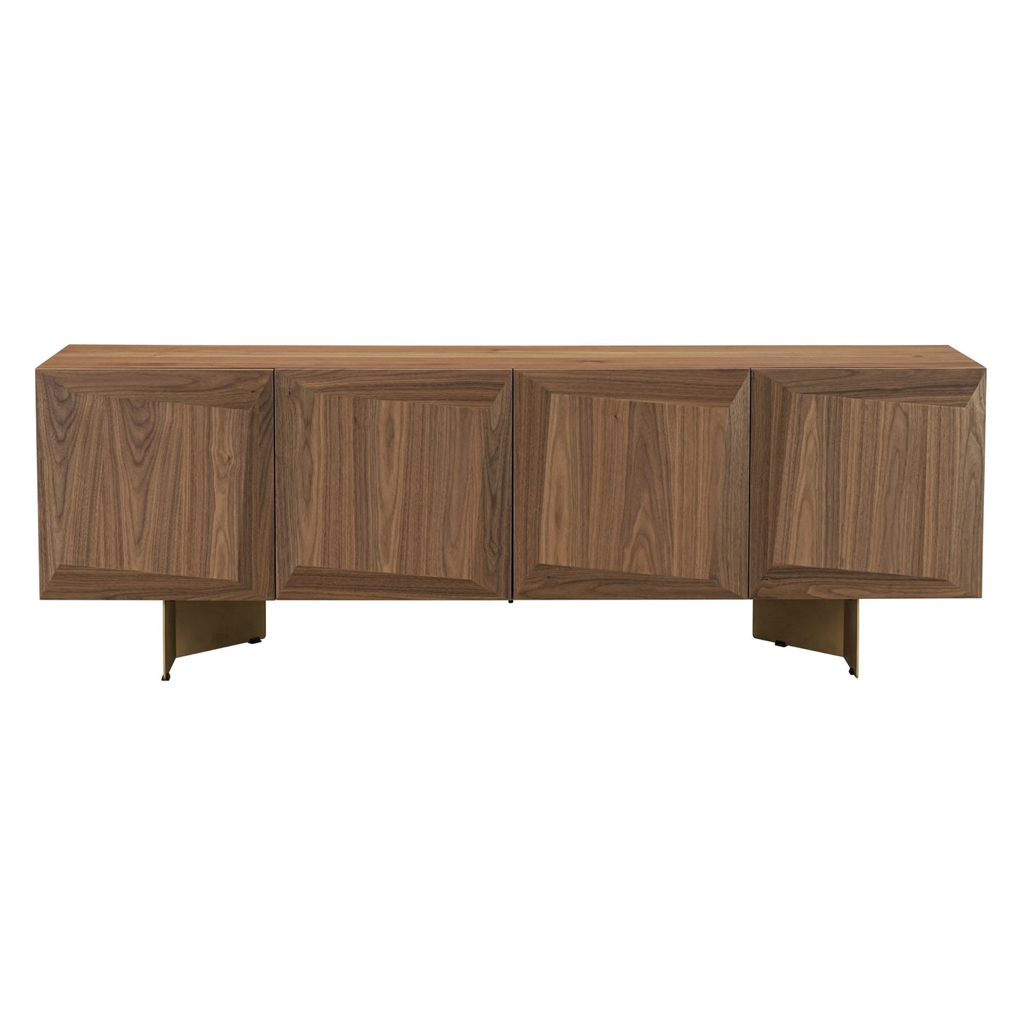 Artizan Modern Walnut Gold Buffet