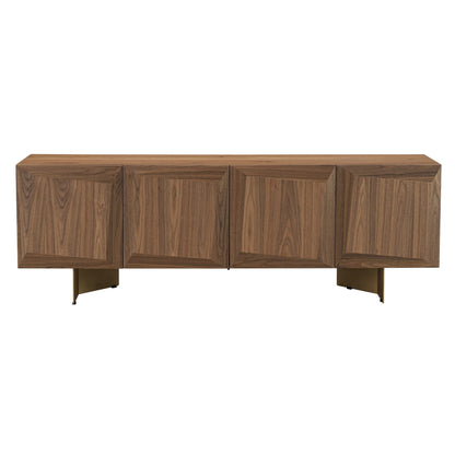 Artizan Modern Walnut Gold Buffet