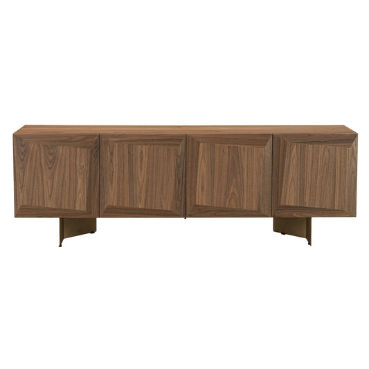 Artizan Modern Walnut Gold Buffet