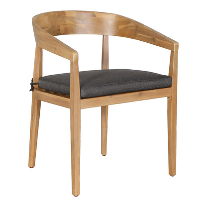 Sintra Outdoor Grey and Eucalyptus Round Dining Table Set