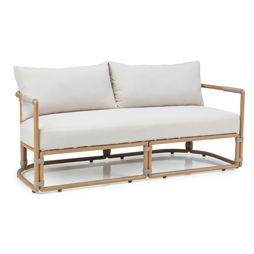 Malta Outdoor Light Grey Teak Sofa Set