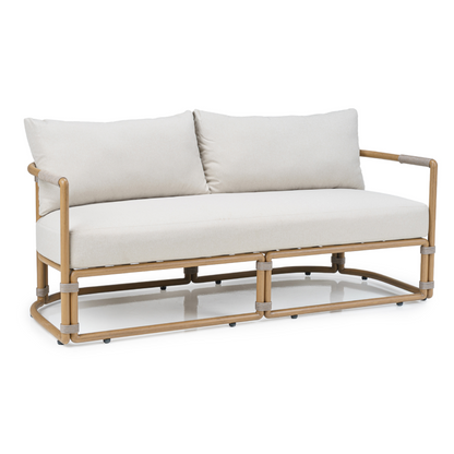 Malta Outdoor Light Grey Teak Sofa Set