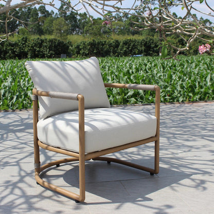 Malta Outdoor Light Grey Teak Sofa Set