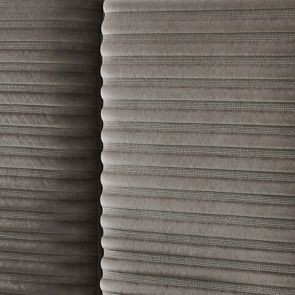 Breslow Modern Dark Taupe Velvet Bed