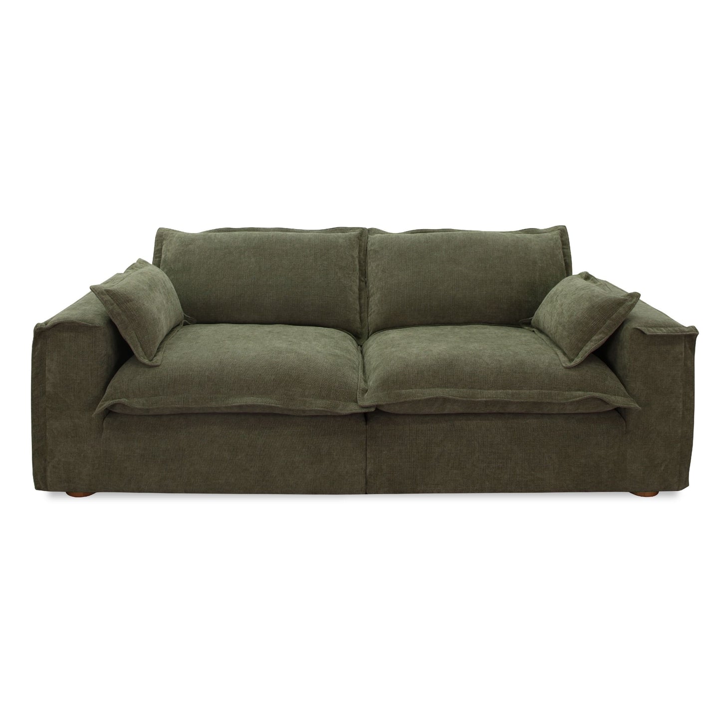 Durbin Modern Green Fabric Sofa