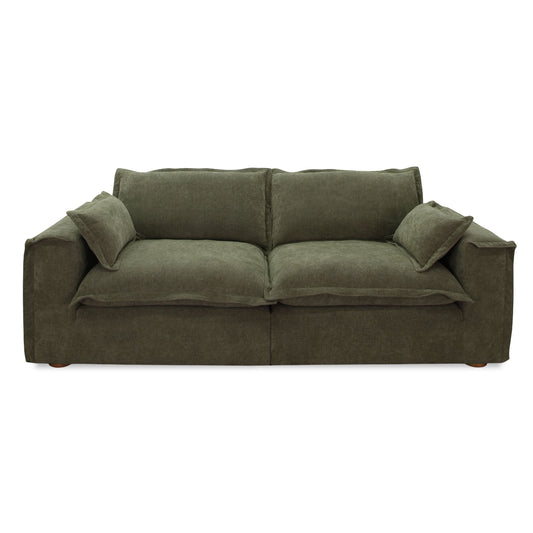 Durbin Modern Green Fabric Sofa