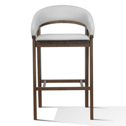 Truman Grey Fabric Bar Chairs - Set of 2