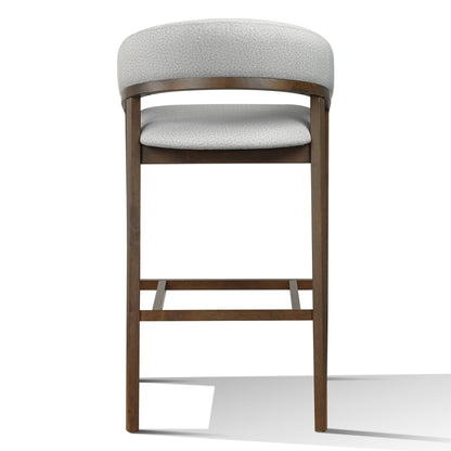 Truman Grey Fabric Bar Chairs - Set of 2