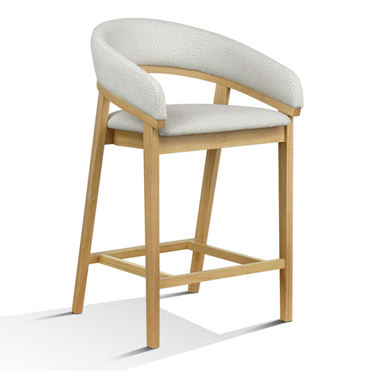 Truman Grey Fabric Counter Chairs (Set of 2)