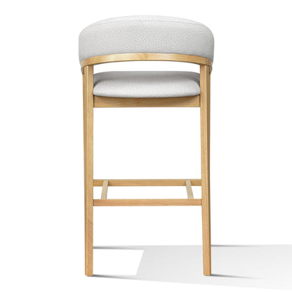 Truman Grey Fabric Bar Chairs - Set of 2
