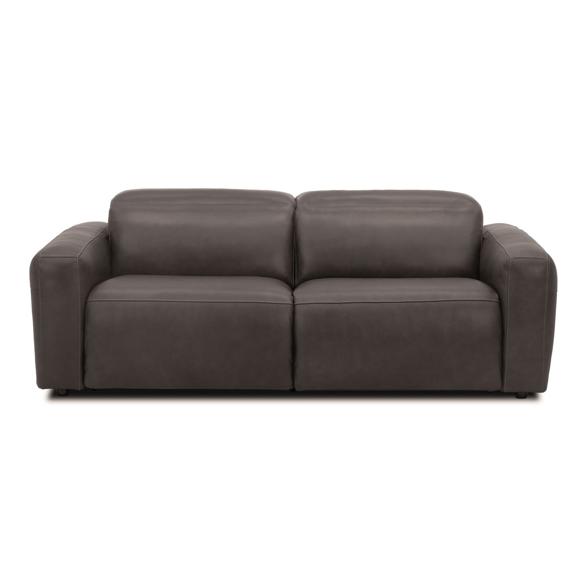 Nouveau Jessop Leather Sofa with Dual Recliners