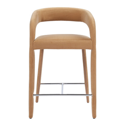 Nouveau Mundra Counter Chair Beige Jade Polyester