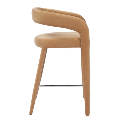 Nouveau Mundra Counter Chair Beige Jade Polyester