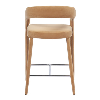 Nouveau Mundra Counter Chair Beige Jade Polyester