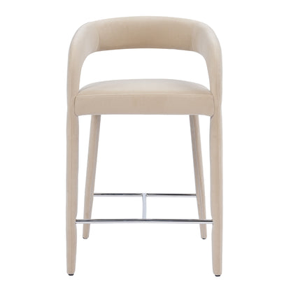 Nouveau Mundra Counter Chair Beige Jade Polyester