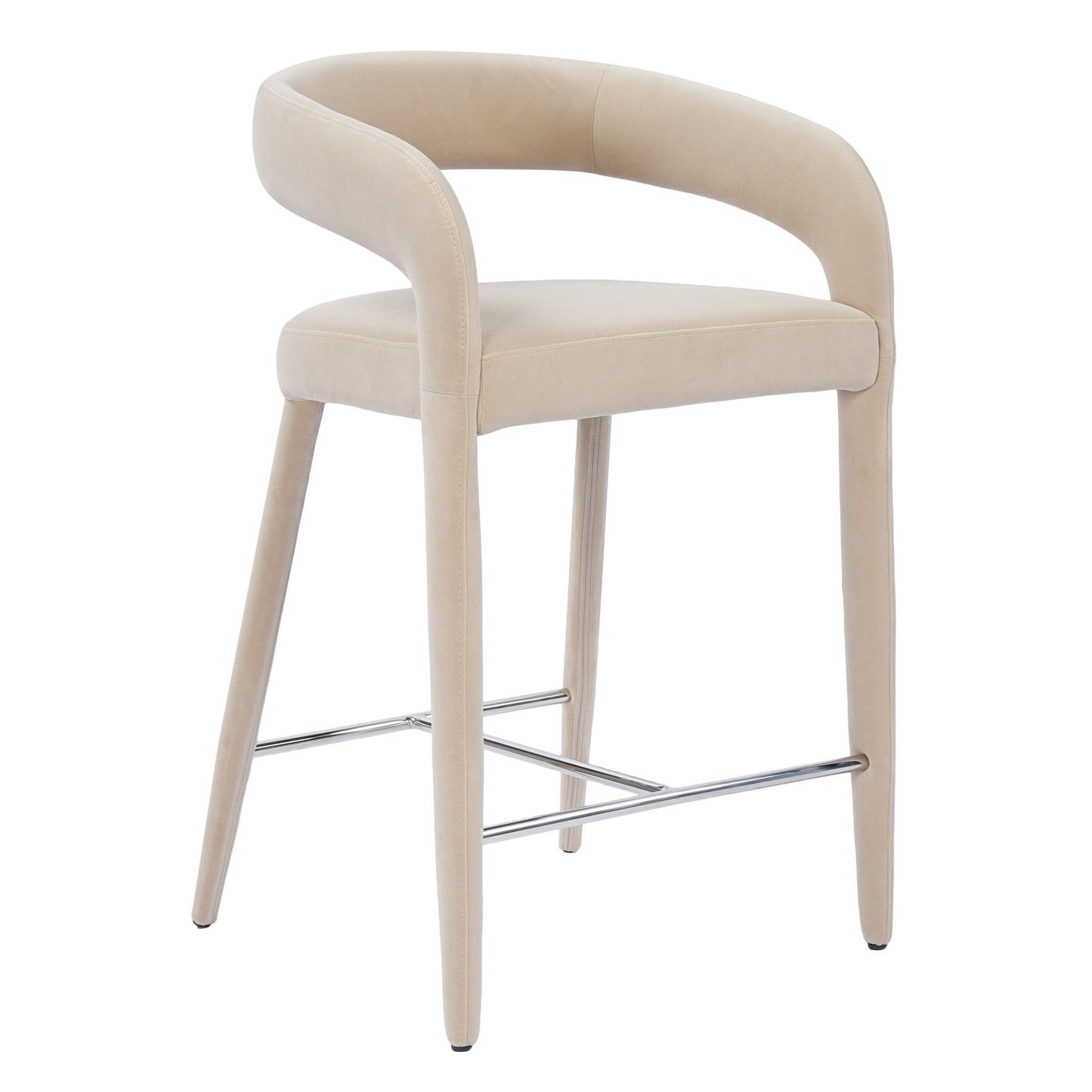Nouveau Mundra Counter Chair Beige Jade Polyester