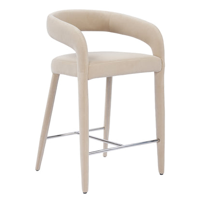 Nouveau Mundra Counter Chair Beige Jade Polyester
